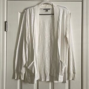 3 for $15 Ivory cotton modal cardigan